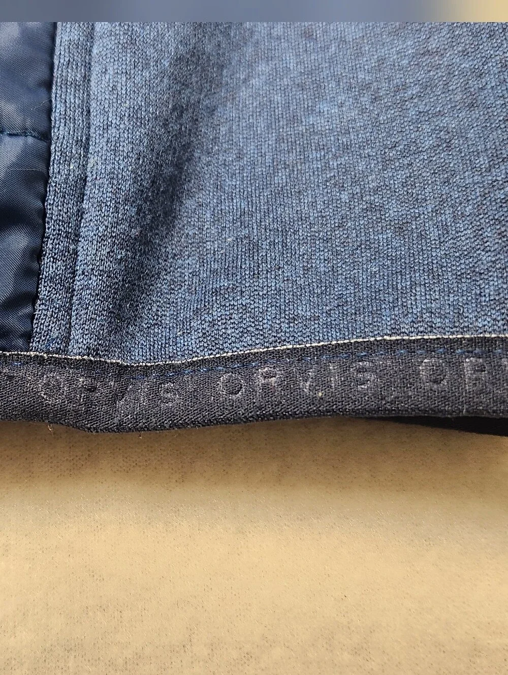 Orvis Men's M Blue Quilted Mixed Media Hybrid Jacket Trailhead Gorpcore Puffer